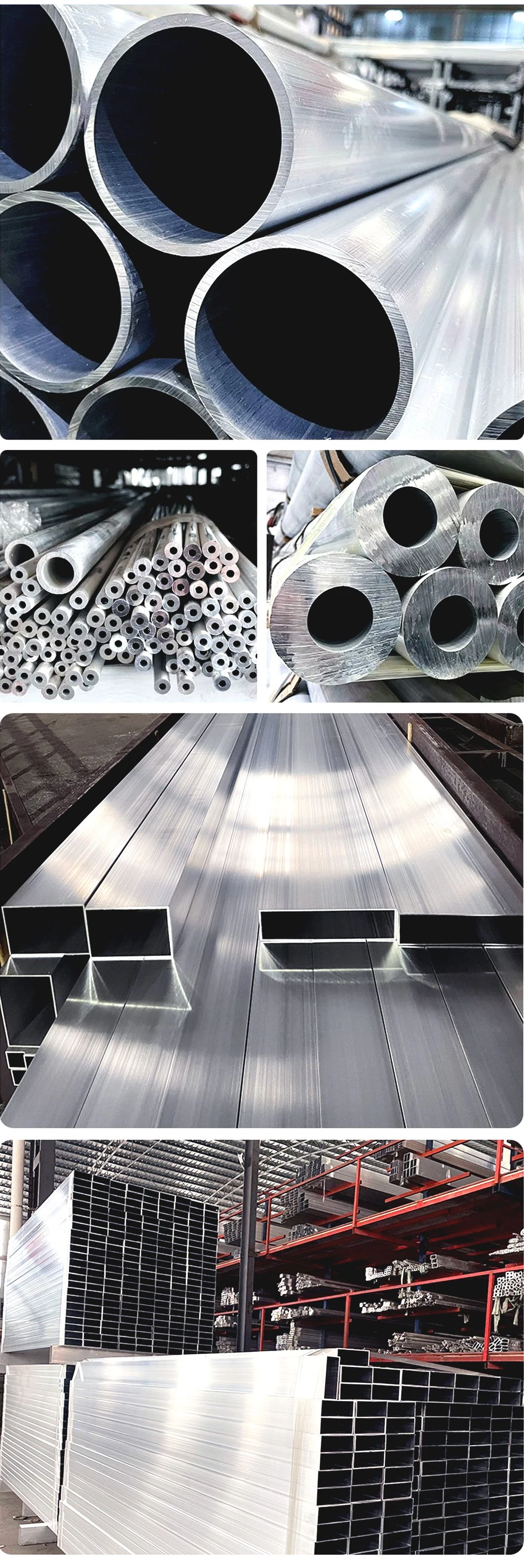 Aluminum Alloy Pipe Large Diameter Square Aluminium Tube Aluminium Tube 2000 mm Aluminio Round Tubing