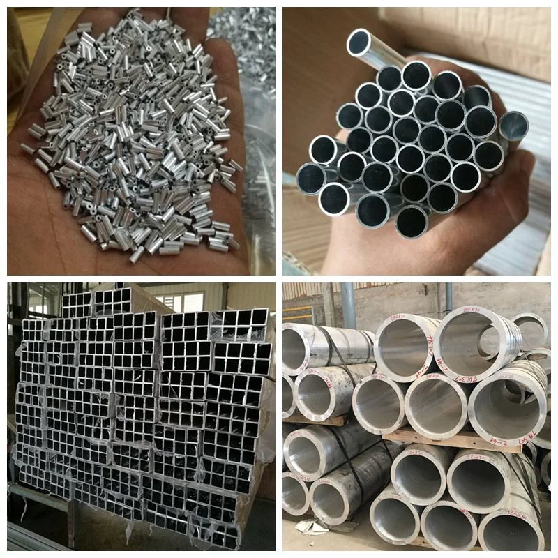 Extrusion Process 6063 Grades Aluminum Tubing for Coolant