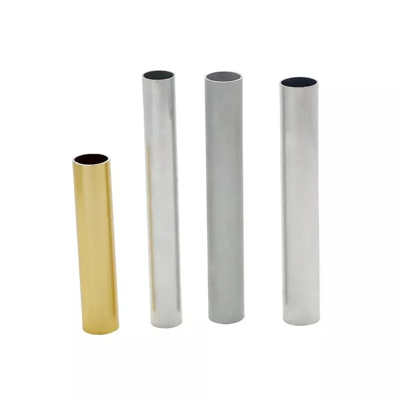 Custom CNC Drill Hole Aluminum Tube 6063 T5 Round Square Aluminium Pipe Anodized Aluminum Tubing