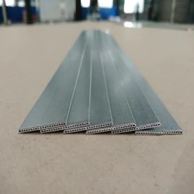 Tubo plano de aluminio micro multipuerto para condensador