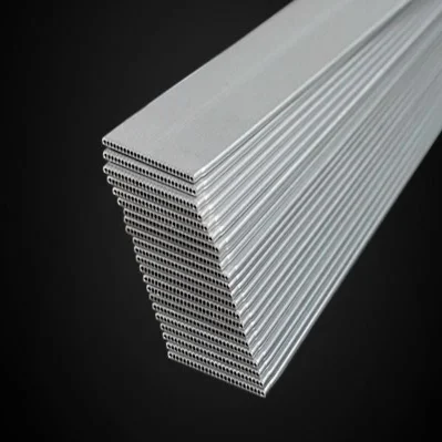 Tubo plano de aluminio micro multipuerto 3003