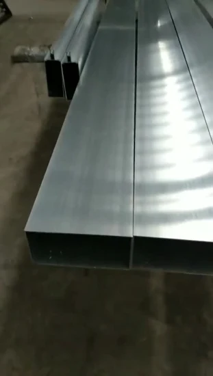 Tubo rectangular de aluminio de 38X19 mm Tubo cuadrado de aluminio
