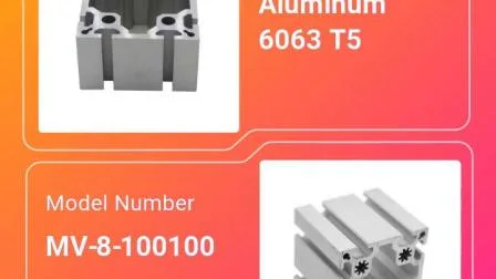 6061 Perfil material de aluminio anodizado sólido industrial de la pista T de la ranura T para la máquina dobladora