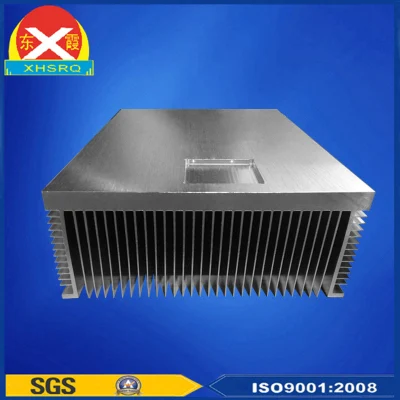 Aleta de enfriamiento del disipador de calor de perfil de aluminio personalizada de fábrica refrigerada por aire de alta potencia