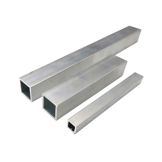 1 pulgada 2 pulgadas 3 pulgadas 6061 6063 7075 Tubo cuadrado de aluminio Tubo de aluminio Tubo rectangular Tubo de aluminio de pared delgada Cerca de mí