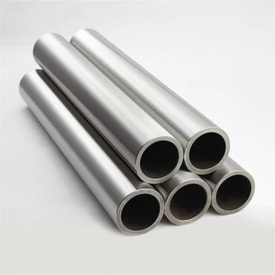Tubo de titanio sin soldadura ASTM B338 Gr1 Gr2/Tubo de soldadura de titanio/Tubo para tubo de escape de titanio